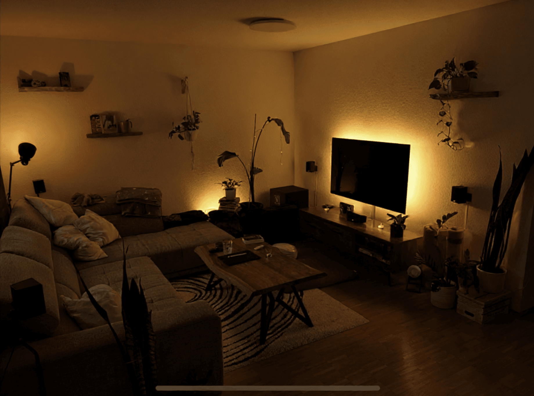 Modernes Wohnzimmer - Nachher